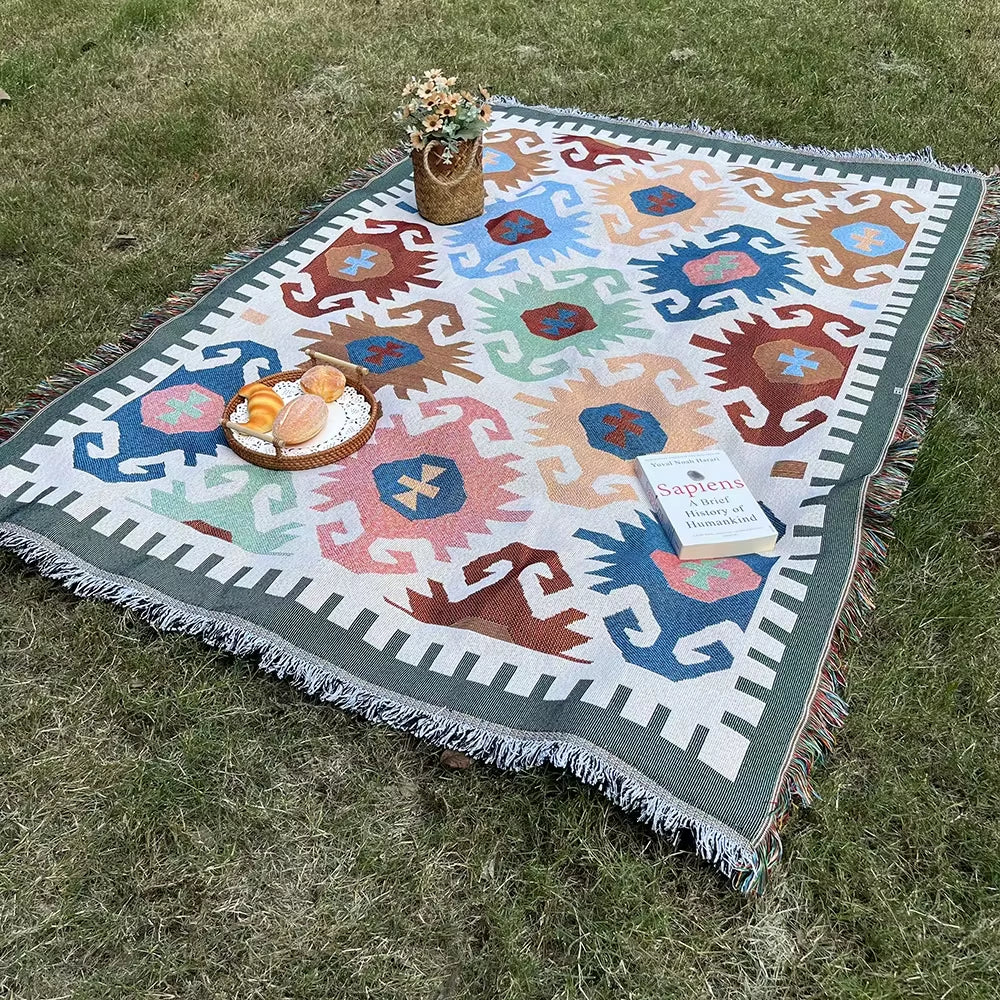 Multi Functional Picnic Mats, Sofa Blankets, Tablecloths, Suitable for Family Dining, Activities, Festivals, and Outdoor Camping